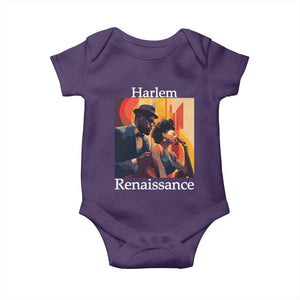 Harlem Renaissance Baby Onesie Jazz Music 1920s Black History Month TS11 Purple Print Your Wear