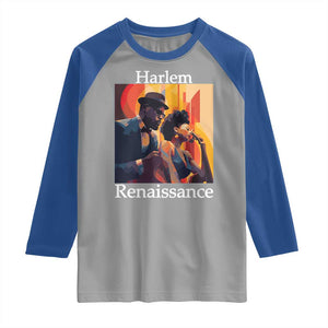 Harlem Renaissance Raglan Shirt Jazz Music 1920s Black History Month TS11 Sport Gray Royal Print Your Wear