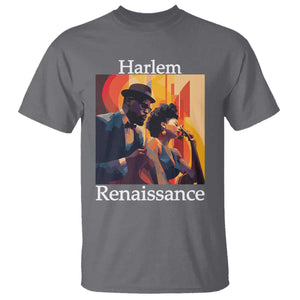 Harlem Renaissance T Shirt Jazz Music 1920s Black History Month TS11 Charcoal Print Your Wear