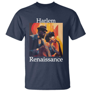 Harlem Renaissance T Shirt Jazz Music 1920s Black History Month TS11 Navy Print Your Wear