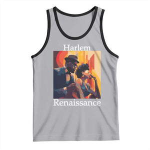 Harlem Renaissance Tank Top Jazz Music 1920s Black History Month TS11 Athletic Heather Black Print Your Wear