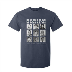 Harlem Renaissance T Shirt For Kid Black Writers Innovators Entertainers Activism Black History Month TS11 Navy Print Your Wear