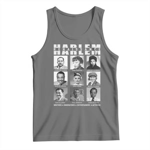 Harlem Renaissance Tank Top Black Writers Innovators Entertainers Activism Black History Month TS11 Black Heather Print Your Wear