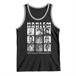 Harlem Renaissance Tank Top Black Writers Innovators Entertainers Activism Black History Month TS11 Black Athletic Heather Print Your Wear