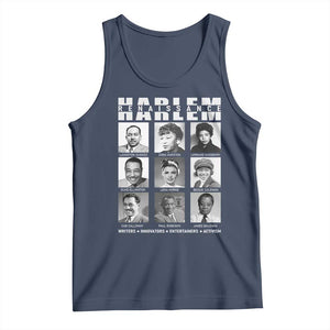 Harlem Renaissance Tank Top Black Writers Innovators Entertainers Activism Black History Month TS11 Navy Print Your Wear