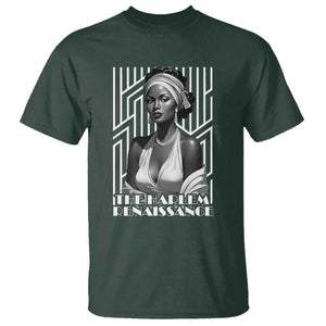 The Harlem Renaissance T Shirt Black Woman 1920s Black History Month TS11 Dark Forest Green Print Your Wear