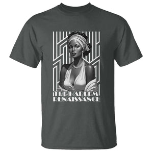 The Harlem Renaissance T Shirt Black Woman 1920s Black History Month TS11 Dark Heather Print Your Wear