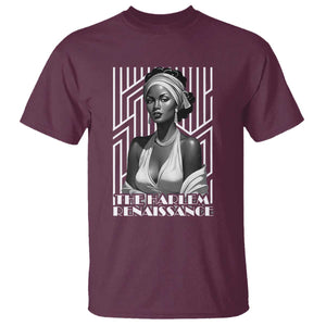 The Harlem Renaissance T Shirt Black Woman 1920s Black History Month TS11 Maroon Print Your Wear