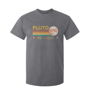 Funny Never Forget Pluto 1930 2006 T Shirt For Kid Retro Stripes TS11 Charcoal Print Your Wear