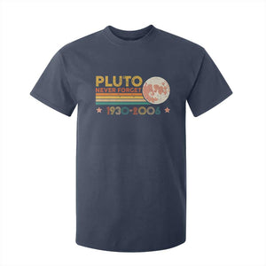 Funny Never Forget Pluto 1930 2006 T Shirt For Kid Retro Stripes TS11 Navy Print Your Wear