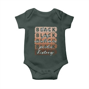 Black Love Joy Excellence Pride History Baby Onesie Proud African American Melanin Brush Stroke TS11 Print Your Wear