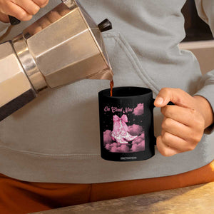 On Cloud Nine Coffee Mug 9th Birthday Bday Girl Pink Coquette Cowgirl Boots TS11 Print Your Wear