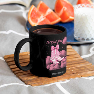 On Cloud Nine Coffee Mug 9th Birthday Bday Girl Pink Coquette Cowgirl Boots TS11 Print Your Wear