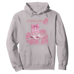On Cloud Nine Hoodie 9th Birthday Bday Girl Pink Coquette Cowgirl Boots TS11 Ice Gray Print Your Wear
