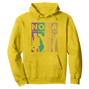 Mardi Gras NOLA New Orleans Carnival Jazz Music Glitter Print Hoodie TS11 Daisy Print Your Wear