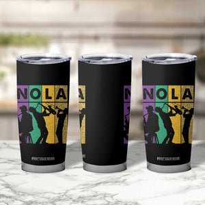 Mardi Gras NOLA New Orleans Carnival Jazz Music Glitter Print Tumbler Cup TS11 Print Your Wear