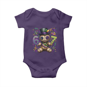 Funny Mardi Gras 67 Voodoo Doll Baby Onesie Fat Tuesday Six Seven Meme TS11 Purple Print Your Wear