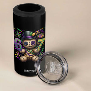 Funny Mardi Gras 67 Voodoo Doll 4 in 1 Can Cooler Tumbler Fat Tuesday Six Seven Meme TS11 Print Your Wear