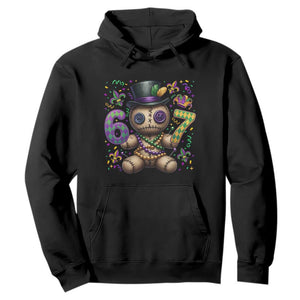 Funny Mardi Gras 67 Voodoo Doll Hoodie Fat Tuesday Six Seven Meme TS11 Black Print Your Wear