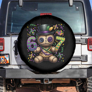 Funny Mardi Gras 67 Voodoo Doll Spare Tire Cover Fat Tuesday Six Seven Meme TS11 No hole Black Print Your Wear