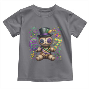 Funny Mardi Gras 67 Voodoo Doll Toddler T Shirt Fat Tuesday Six Seven Meme TS11 Charcoal Print Your Wear