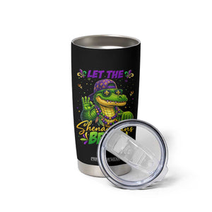 Let The Shenanigans Begin Mardi Gras 67 Meme Tumbler Cup Funny Alligator Mardigator Six Seven TS11 Print Your Wear