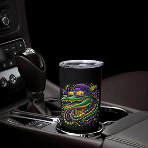 Mardigator Mardi Gras Alligator Carnival Beads Tumbler Cup TS11 Print Your Wear