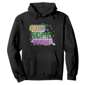 Play Some Boosie Mardi Gras Hoodie Funny Fat Tuesday Coquette Louisiana Carnival TS11 Black Print Your Wear