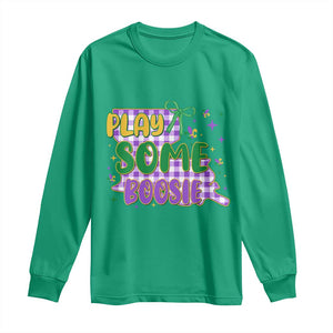 Play Some Boosie Mardi Gras Long Sleeve Shirt Funny Fat Tuesday Coquette Louisiana Carnival TS11 Irish Green Print Your Wear