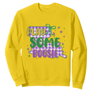 Play Some Boosie Mardi Gras Sweatshirt Funny Fat Tuesday Coquette Louisiana Carnival TS11 Daisy Print Your Wear