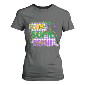 Play Some Boosie Mardi Gras T Shirt For Women Funny Fat Tuesday Coquette Louisiana Carnival TS11 Dark Heather Print Your Wear