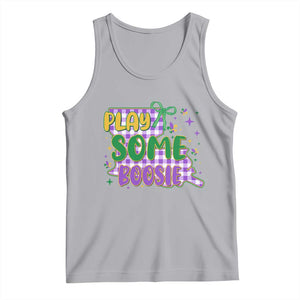 Play Some Boosie Mardi Gras Tank Top Funny Fat Tuesday Coquette Louisiana Carnival TS11 Athletic Heather Print Your Wear
