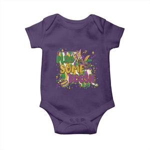 Play Some Boosie Mardi Gras Baby Onesie Funny Louisiana New Orleans Carnival TS11 Purple Print Your Wear