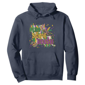 Play Some Boosie Mardi Gras Hoodie Funny Louisiana New Orleans Carnival TS11 Navy Print Your Wear