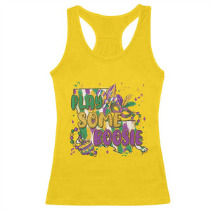 Play Some Boosie Mardi Gras Racerback Tank Top Funny Louisiana New Orleans Carnival TS11 Daisy Print Your Wear