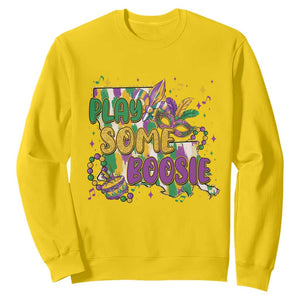 Play Some Boosie Mardi Gras Sweatshirt Funny Louisiana New Orleans Carnival TS11 Daisy Print Your Wear