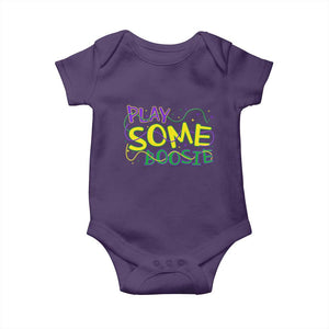 Funny Play Some Boosie Mardi Gras Baby Onesie Beads Carnival Louisiana TS11 Purple Print Your Wear