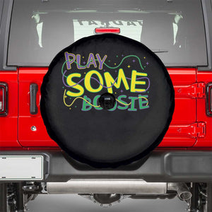 Funny Play Some Boosie Mardi Gras Spare Tire Cover Beads Carnival Louisiana TS11 Black Print Your Wear