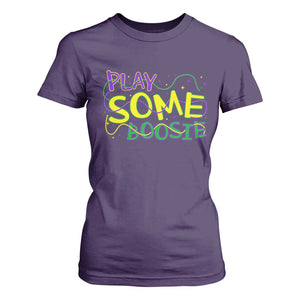 Funny Play Some Boosie Mardi Gras T Shirt For Women Beads Carnival Louisiana TS11 Purple Print Your Wear