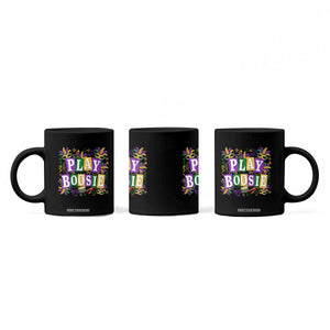 Funny Play Boosie Mardi Gras Coffee Mug Fat Tuesday Carnival Fleur De Lis Music TS11 Print Your Wear