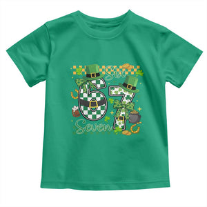 67 St Patricks Day Toddler T Shirt Funny Six Seven Meme Lucky Shamrock TS11 Irish Green Print Your Wear