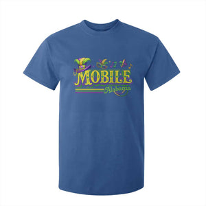 Mardi Gras Mobile Alabama AL Carnival Beads T Shirt For Kid TS11 Royal Blue Print Your Wear