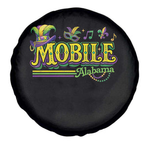 Mardi Gras Mobile Alabama AL Carnival Beads Spare Tire Cover TS11 Print Your Wear
