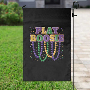 Funny Play Boosie Mardi Gras Garden Flag Beads Fat Tuesday Carnival TS11 Print Your Wear