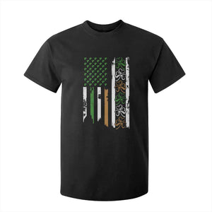 Funny Irish American Vintage Shamrock Flag T Shirt For Kid TS11 Black Print Your Wear