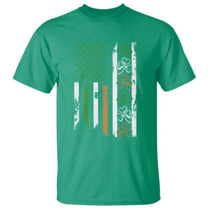 Funny Irish American Vintage Shamrock Flag T Shirt TS11 Irish Green Print Your Wear