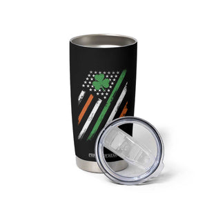 Funny Irish American Flag Shamrock Tumbler Cup TS11 Print Your Wear