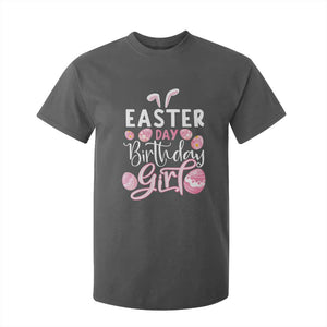 Funny Easter Day Birthday Girl T Shirt For Kid Born On Easter Day Eggs TS11 Dark Heather Print Your Wear