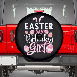 Funny Easter Day Birthday Girl Spare Tire Cover Born On Easter Day Eggs TS11 Black Print Your Wear