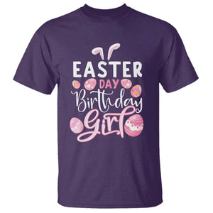 Funny Easter Day Birthday Girl T Shirt Born On Easter Day Eggs TS11 Purple Print Your Wear